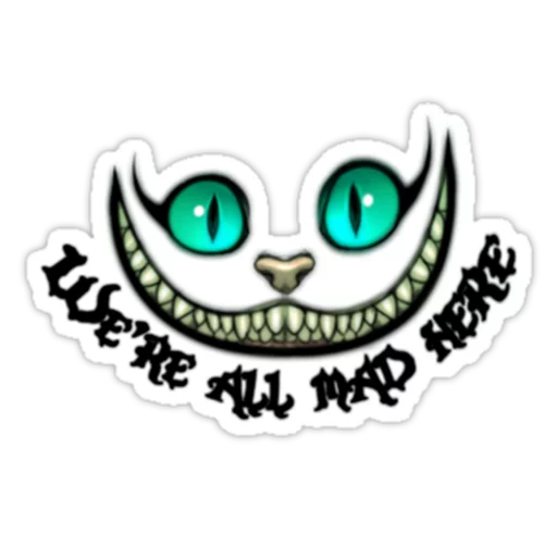 Эмодзи Alice in Wonderland