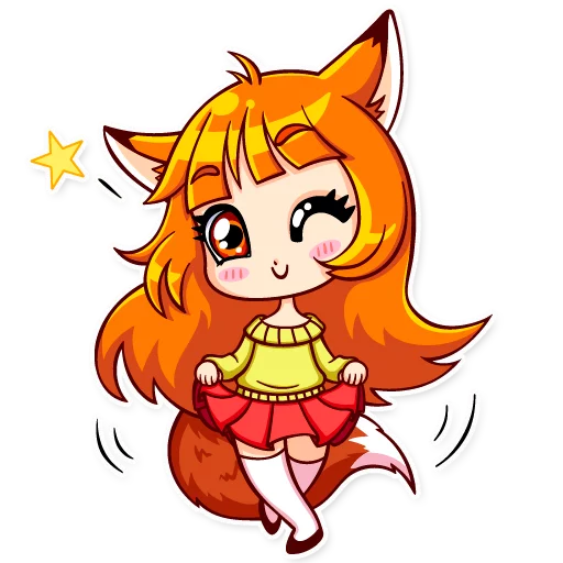 Эмодзи Alice Fox