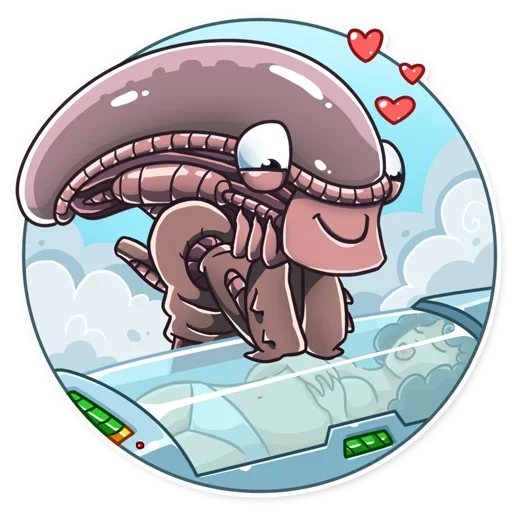 Эмодзи Alien Romulus