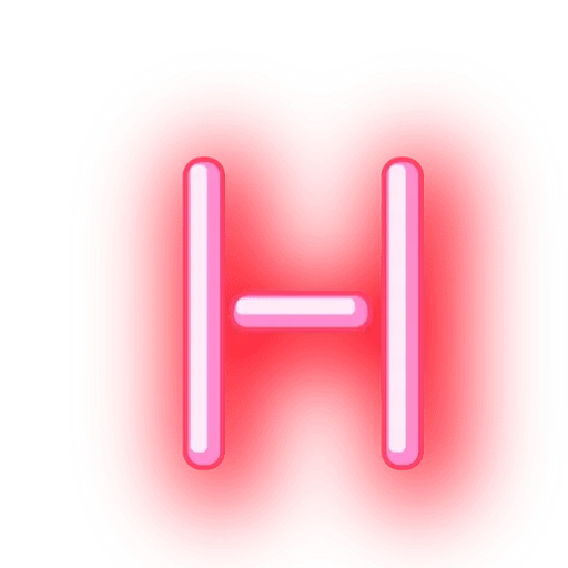 Эмодзи Alphabets Neon