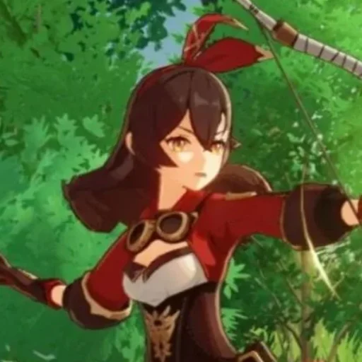Эмодзи 🏹 Amber solyanka_genshin