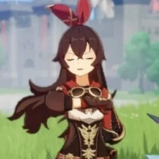 Эмодзи 🏹 Amber solyanka_genshin