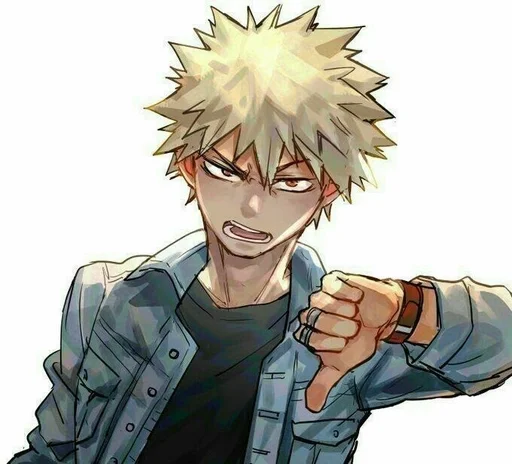 Эмодзи Katsuki Bakugo
