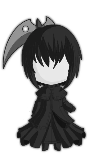 Эмодзи Anime Chibi-goth
