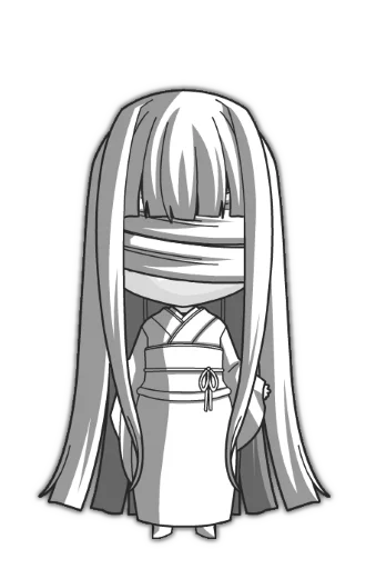 Эмодзи Anime Chibi-goth