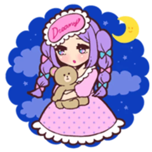 Эмодзи Animegirl