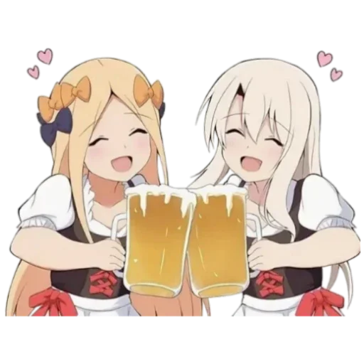 Эмодзи Аниме пиво