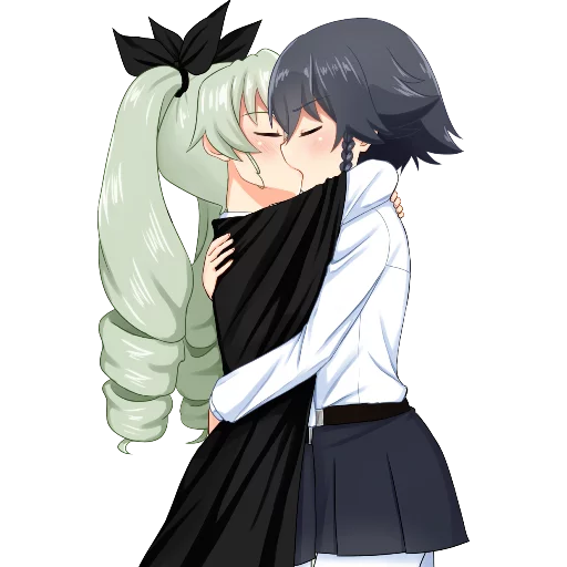 Эмодзи Anime Hugs, Kisses & Random