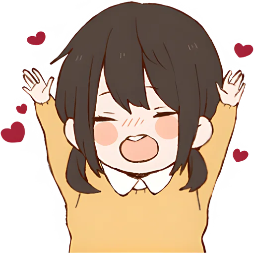 Эмодзи Анимешная парочка