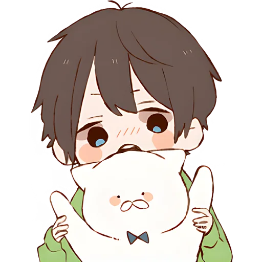 Эмодзи Анимешная парочка