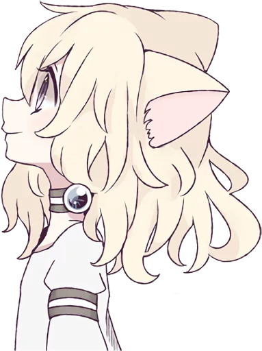 Эмодзи Аниме кошечка