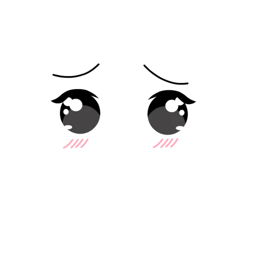 Эмодзи Anime face