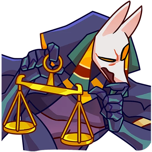 Эмодзи Анубис Инпу без текста