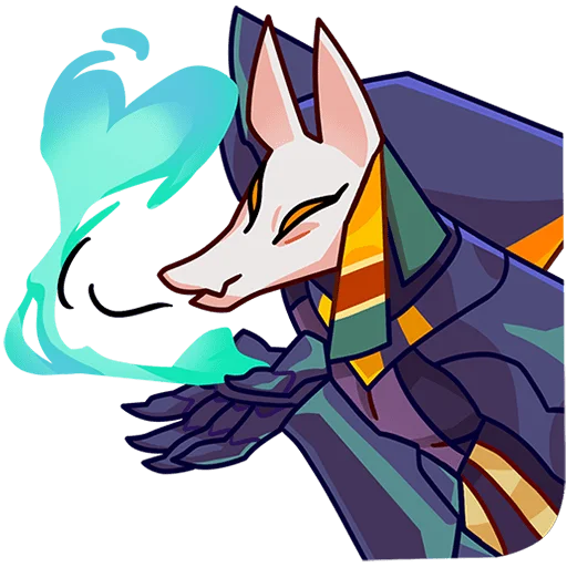 Эмодзи Анубис Инпу без текста