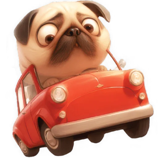 Эмодзи Милый Мопс