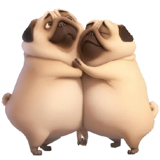 Эмодзи Милый Мопс