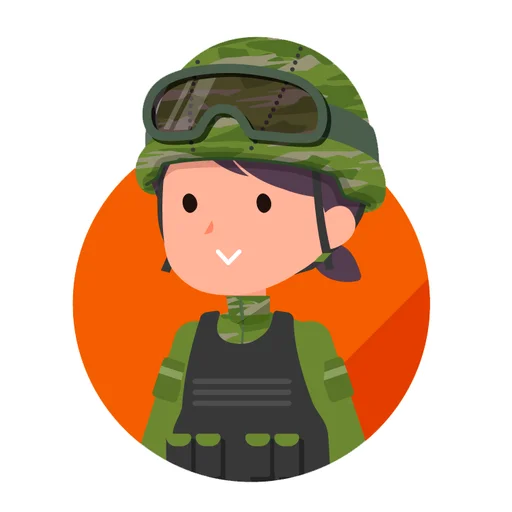 Эмодзи Army Tyan