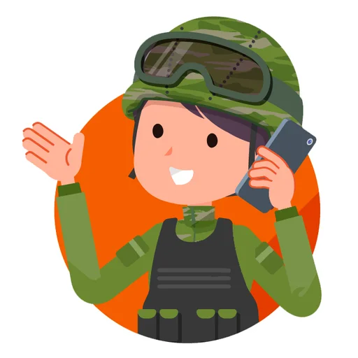 Эмодзи Army Tyan
