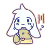 Эмодзи Asriel and Chara