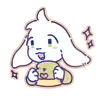 Эмодзи Asriel and Chara