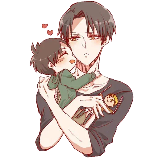 Эмодзи Eren and Levi