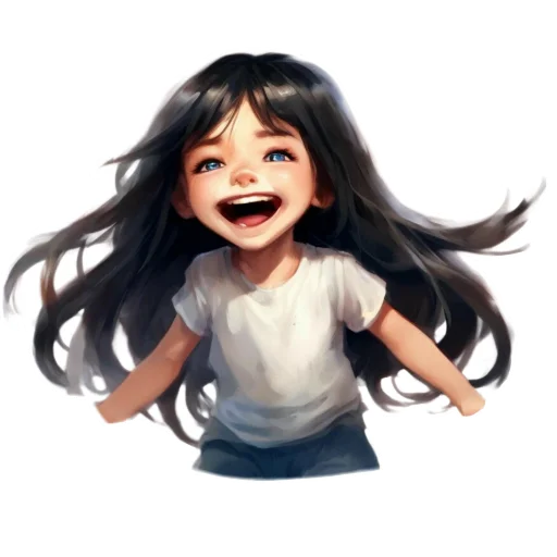 Эмодзи Милая девочка