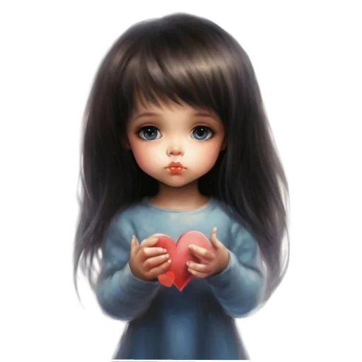 Эмодзи Милая девочка