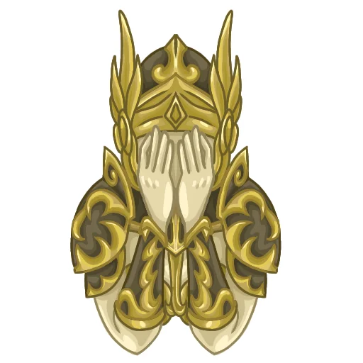 Эмодзи Золотой Святой