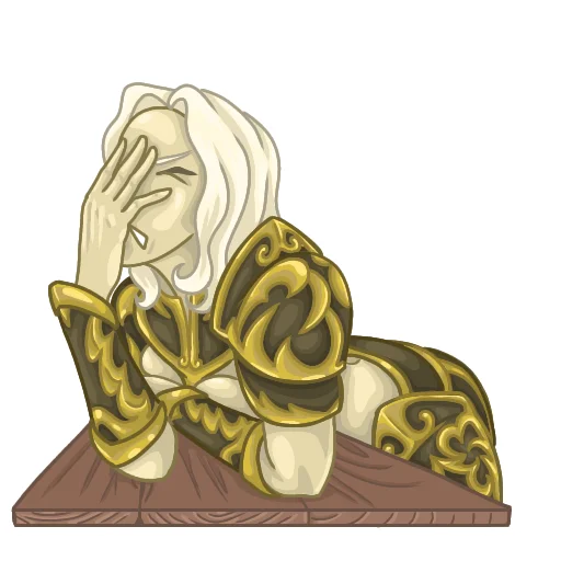 Эмодзи Золотой Святой