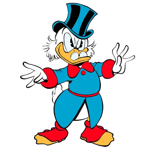 Эмодзи Uncle Scrooge