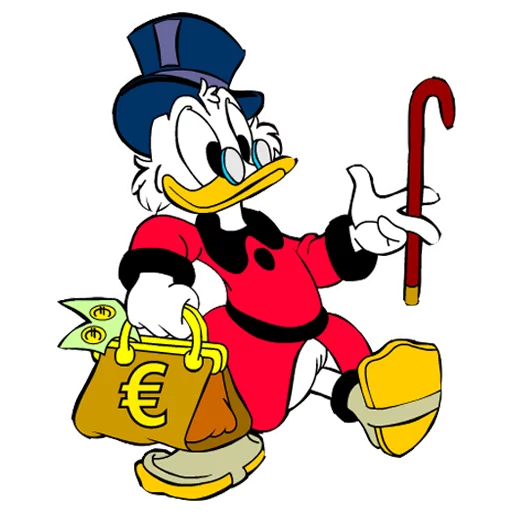 Эмодзи Uncle Scrooge