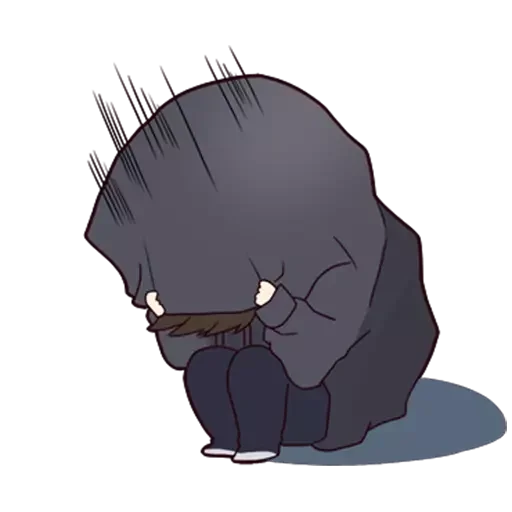 Эмодзи Menhera-kun