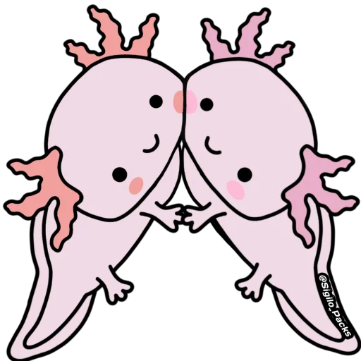 Эмодзи 💗 Axolote 💗