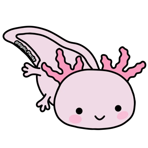 Эмодзи 💗 Axolote 💗