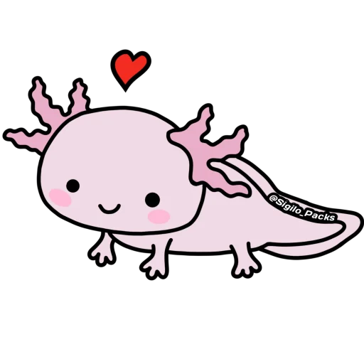 Эмодзи 💗 Axolote 💗
