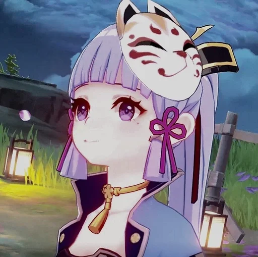 Эмодзи Kamisato Ayaka