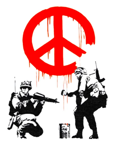 Эмодзи Banksy love