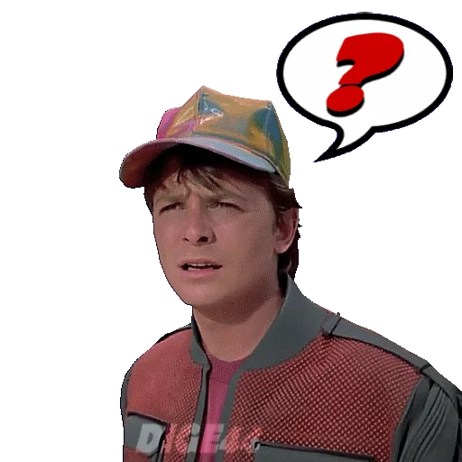Эмодзи BACK TO THE FUTURE