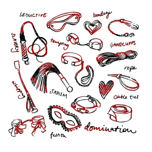 Эмодзи BDSM toys