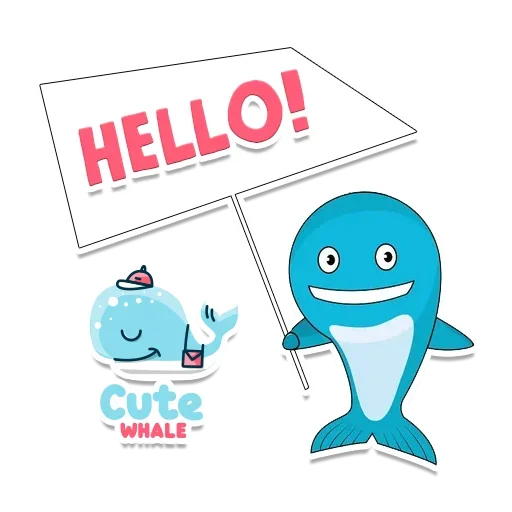 Эмодзи Baby Whale Token