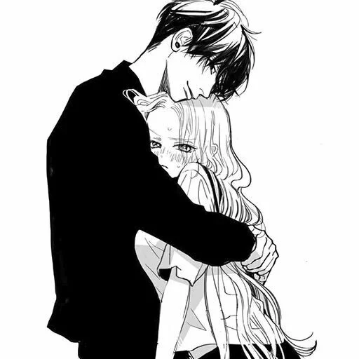 Эмодзи B/W Manga love ~