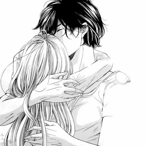 Эмодзи B/W Manga love ~