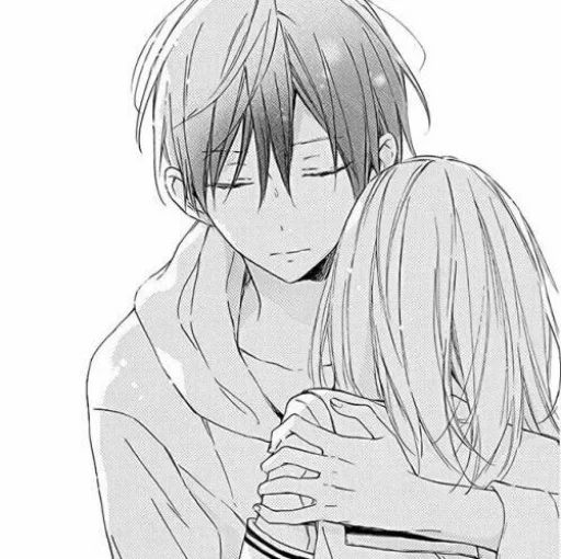 Эмодзи B/W Manga love ~