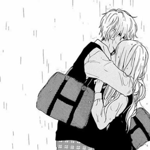 Эмодзи B/W Manga love ~