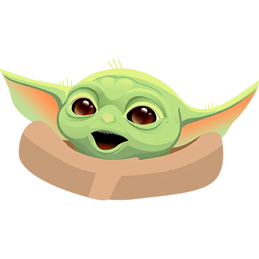 Эмодзи Baby Yoda -