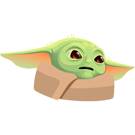 Эмодзи Baby Yoda -