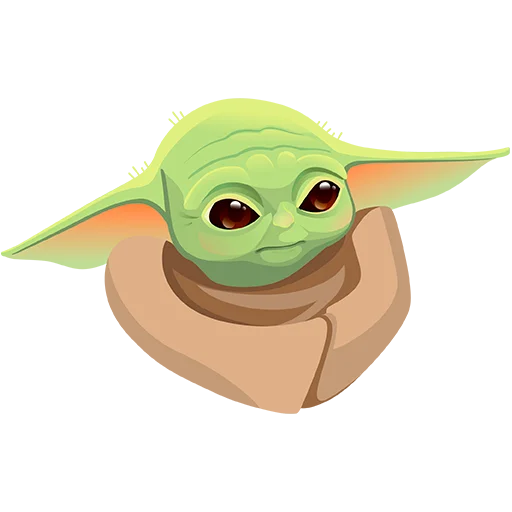 Эмодзи Baby Yoda -