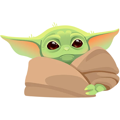 Эмодзи Baby Yoda -