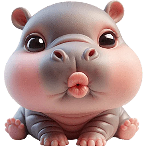 Эмодзи Малыш бегемотик