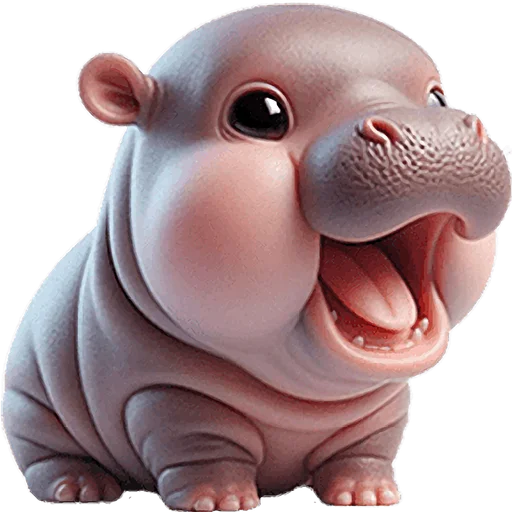 Эмодзи Малыш бегемотик